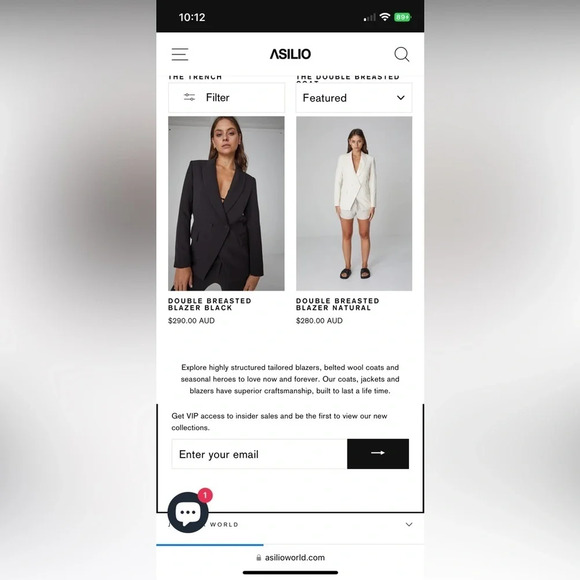 Asilio Tan Off-Shoulder Blazer - Picture 16 of 16